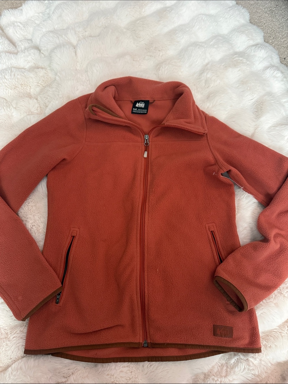 REI Women's Rust Teddy Fleece Full-Zip Jacket